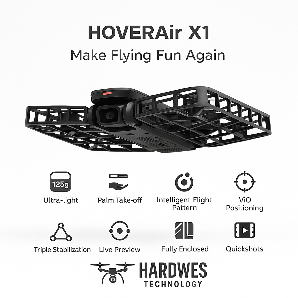 Hoverair X1 Pocket-Sized Self-Flying Camera